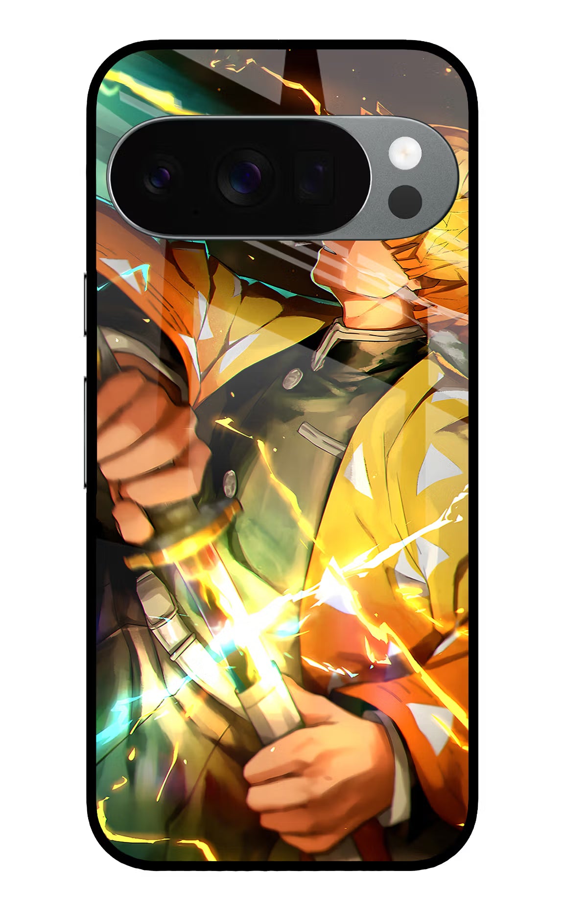 Demon Slayer Google Pixel 10 Pro Glass Case - Demon Slayer Google Pixel 10 Pro Glass Case Demon Slayer Google Pixel 10 Pro Glass Case
