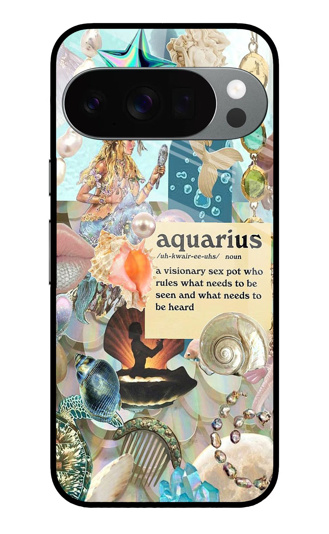 Aquarius Zodiac Google Pixel 10 Pro Glass Case - Aquarius Zodiac Google Pixel 10 Pro Glass Case Aquarius Zodiac Google Pixel 10 Pro Glass Case