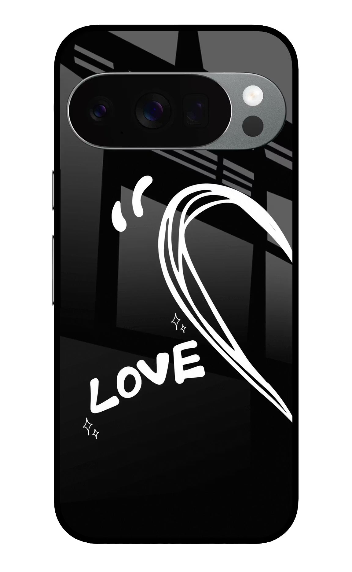 Love Line Google Pixel 10 Pro Glass Case - Love Line Google Pixel 10 Pro Glass Case Love Line Google Pixel 10 Pro Glass Case