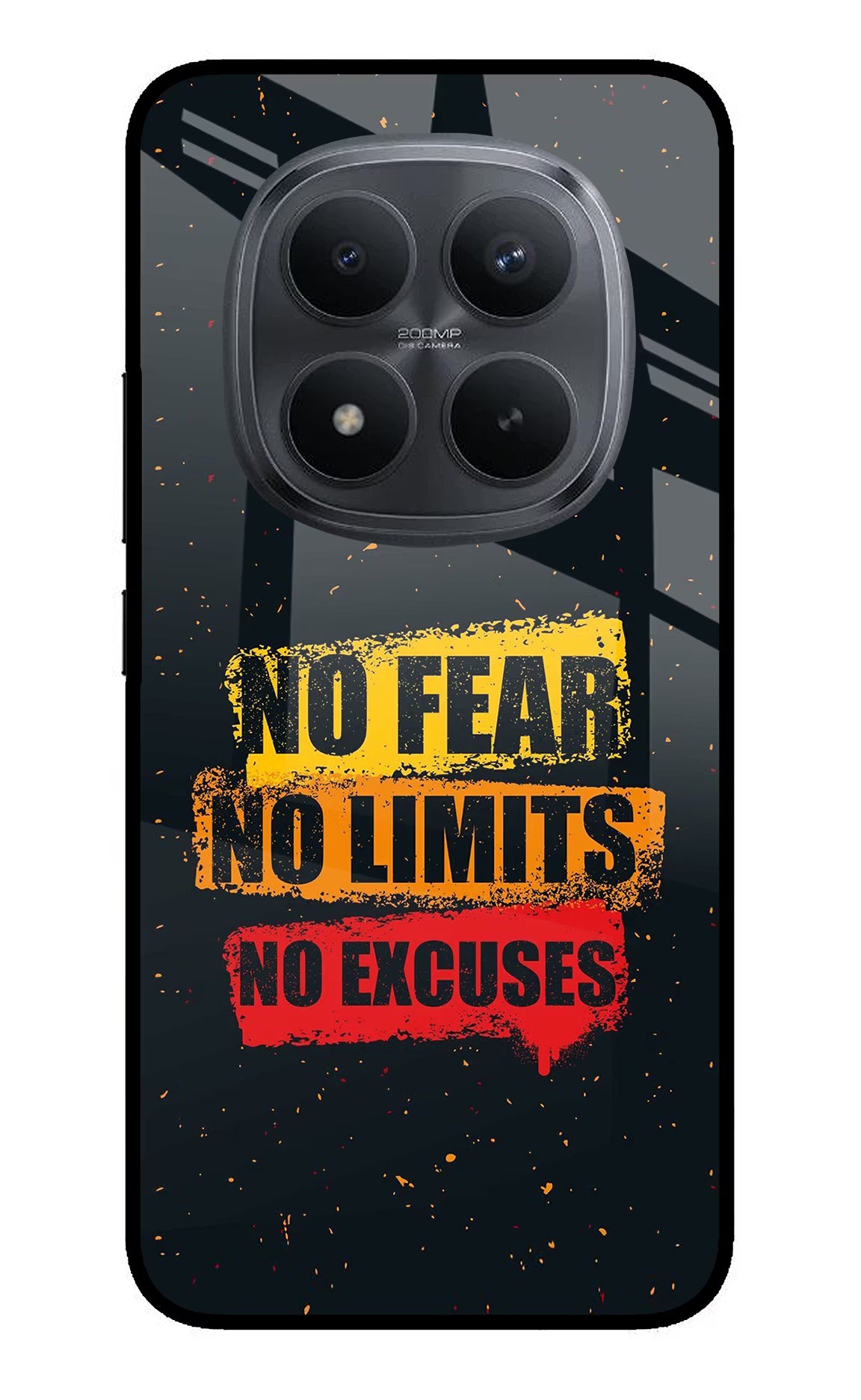 No Fear No Limits No Excuse Redmi Note 15 Pro+ 5G Glass Case - No Fear No Limits No Excuse Redmi Note 15 Pro+ 5G Glass Case No Fear No Limits No Excuse Redmi Note 15 Pro+ 5G Glass Case