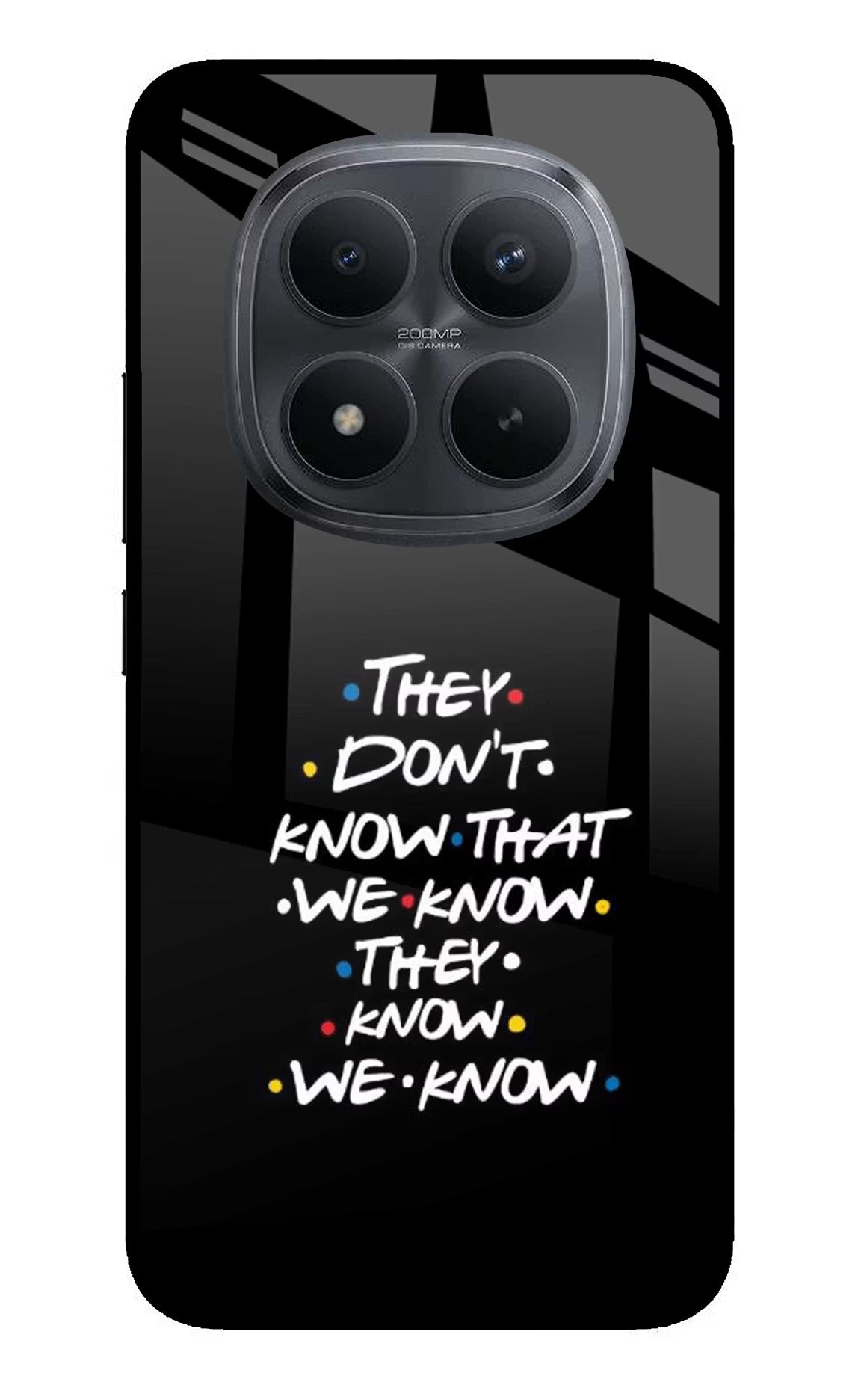 FRIENDS Dialogue Redmi Note 15 Pro+ 5G Glass Case - FRIENDS Dialogue Redmi Note 15 Pro+ 5G Glass Case FRIENDS Dialogue Redmi Note 15 Pro+ 5G Glass Case