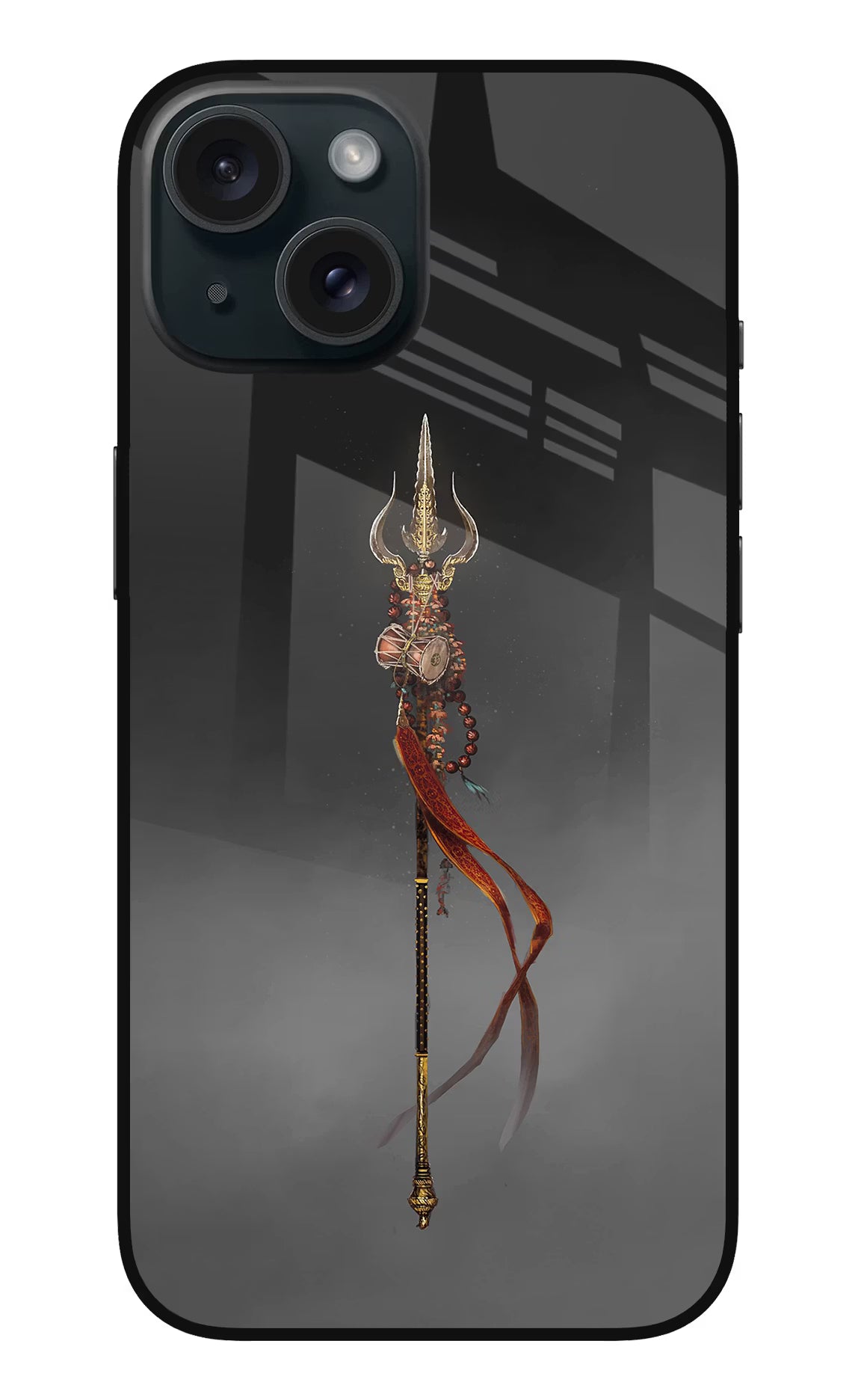 Shiv Trishul iPhone 15 Metal Case - Shiv Trishul iPhone 15 Metal Case Shiv Trishul iPhone 15 Metal Case