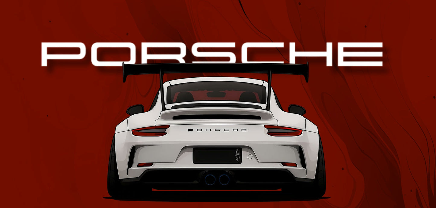 Porsche Red Anti-Slip Desk Mat – casekaro - Porsche Red mousepad design - 23x11 inch large gaming desk mat by Casekaro Porsche Red mousepad design - 23x11 inch large gaming desk mat by Casekaro