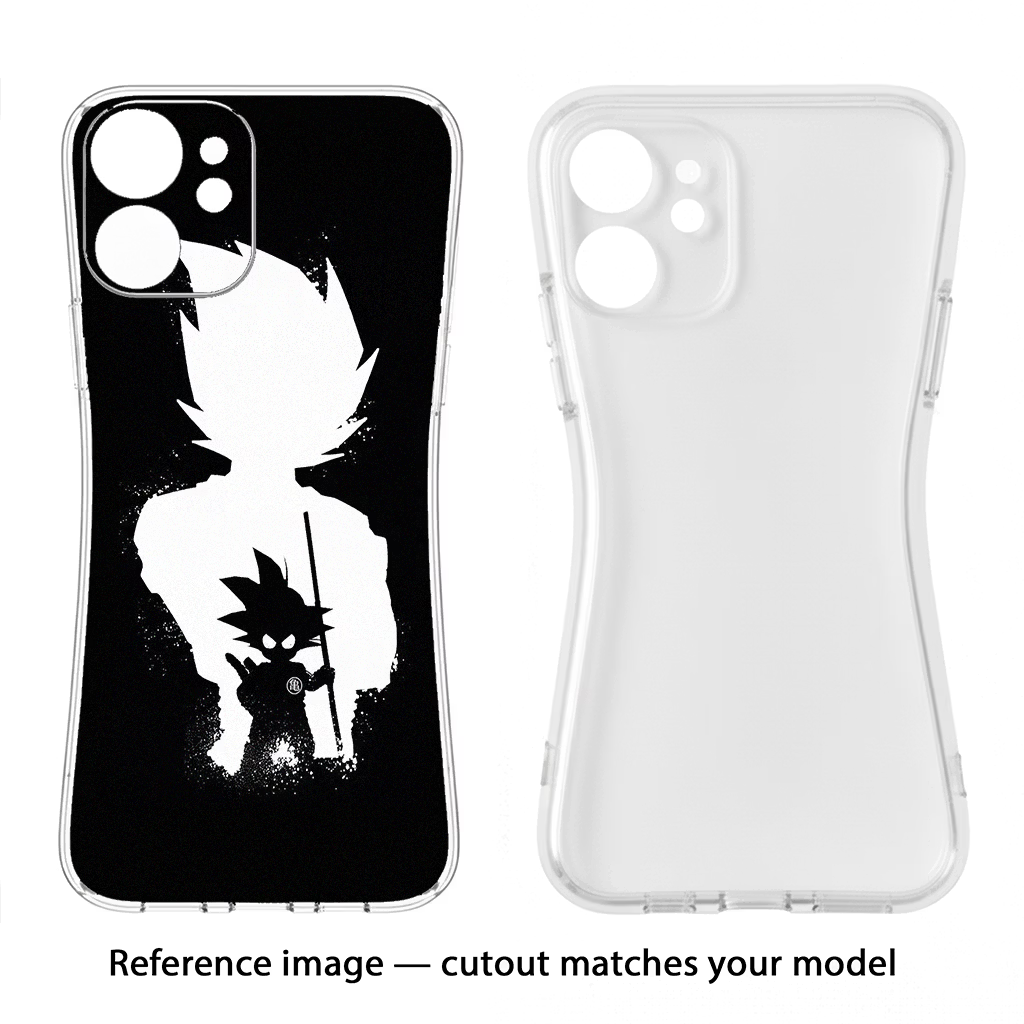 Goku Shadow Vivo Y51A/Y51 2020 Back Cover - Goku Shadow Vivo Y51A/Y51 2020 Soft Case Back Cover by Casekaro Goku Shadow Vivo Y51A/Y51 2020 Soft Case Back Cover by Casekaro