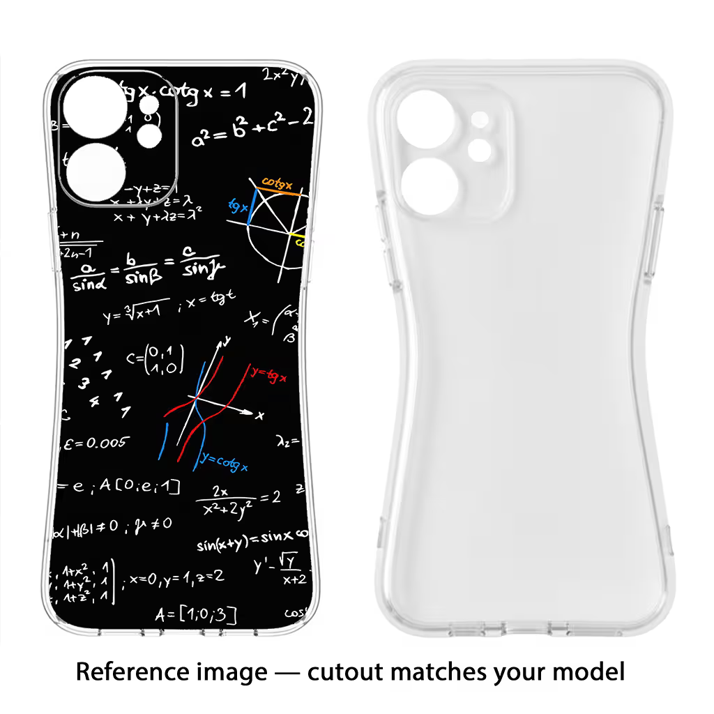 Mathematics Formula Oppo Reno7 5G Back Cover - Mathematics Formula Oppo Reno7 5G Soft Case Back Cover by Casekaro Mathematics Formula Oppo Reno7 5G Soft Case Back Cover by Casekaro