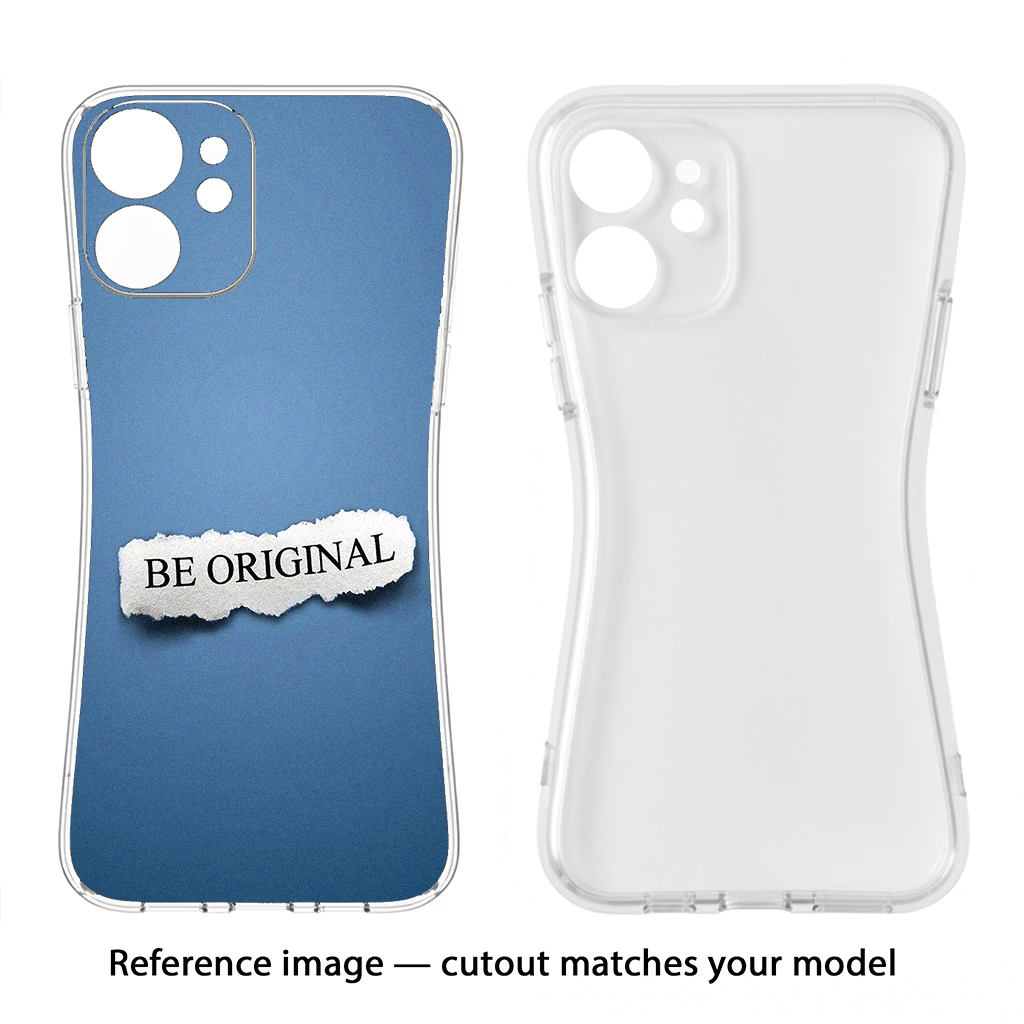 Be Original iPhone 12 Back Cover - Be Original iPhone 12 Soft Case Back Cover by Casekaro Be Original iPhone 12 Soft Case Back Cover by Casekaro