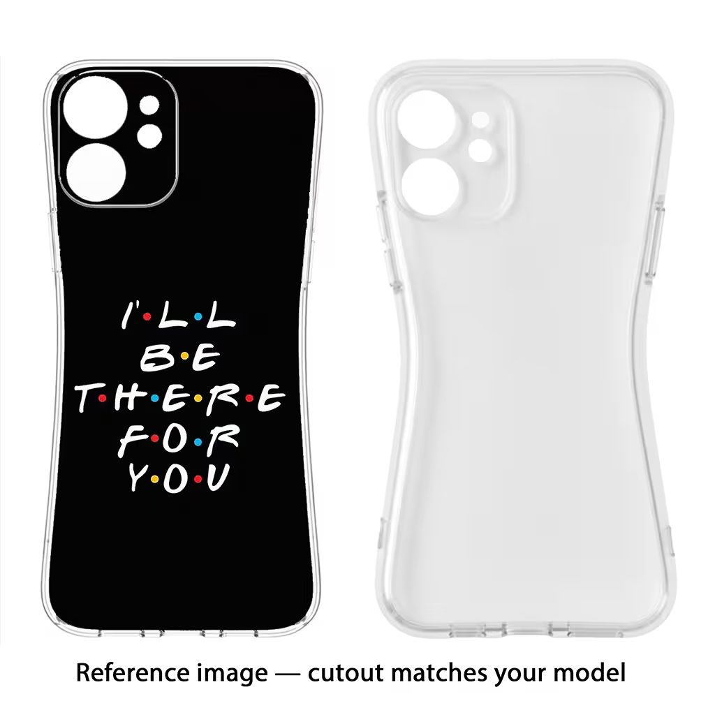 I'll Be There For You iPhone 12 Pro Back Cover - I'll Be There For You iPhone 12 Pro Soft Case Back Cover by Casekaro I'll Be There For You iPhone 12 Pro Soft Case Back Cover by Casekaro