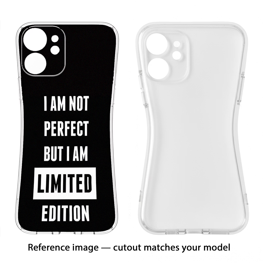 I Am Not Perfect But I Am Limited Edition Realme P4 Back Cover - I Am Not Perfect But I Am Limited Edition Realme P4 Soft Case Back Cover by Casekaro I Am Not Perfect But I Am Limited Edition Realme P4 Soft Case Back Cover by Casekaro