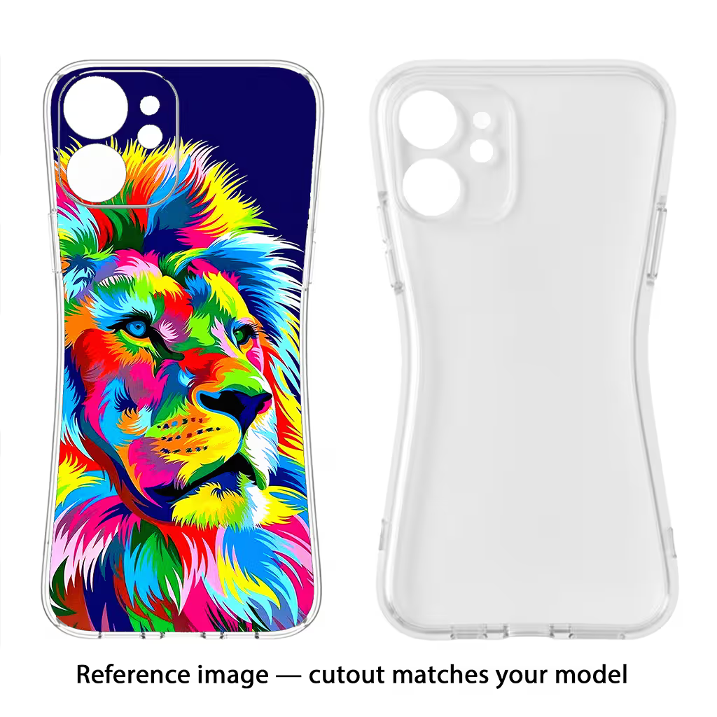 Vector Art Lion Vivo Y36 Back Cover - Vector Art Lion Vivo Y36 Soft Case Back Cover by Casekaro Vector Art Lion Vivo Y36 Soft Case Back Cover by Casekaro