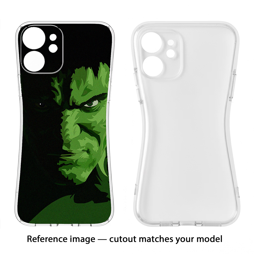 HULK iPhone 15 Plus Back Cover - HULK iPhone 15 Plus Soft Case Back Cover by Casekaro HULK iPhone 15 Plus Soft Case Back Cover by Casekaro