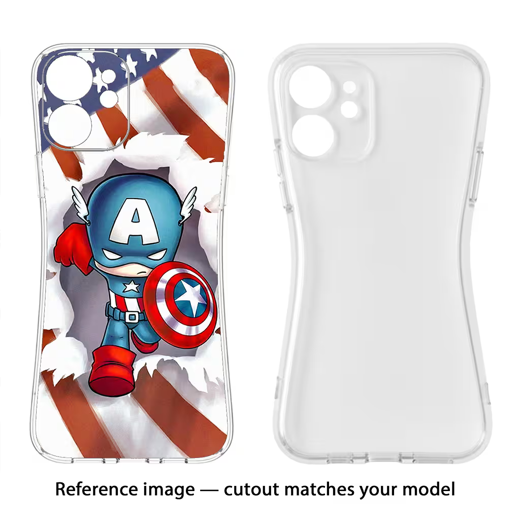 Captain America Realme Narzo 60 Pro Back Cover - Captain America Realme Narzo 60 Pro Soft Case Back Cover by Casekaro Captain America Realme Narzo 60 Pro Soft Case Back Cover by Casekaro