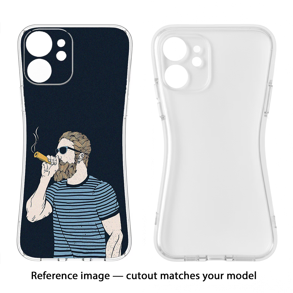 Smoking Samsung S25 Back Cover - Smoking Samsung S25 Soft Case Back Cover by Casekaro Smoking Samsung S25 Soft Case Back Cover by Casekaro