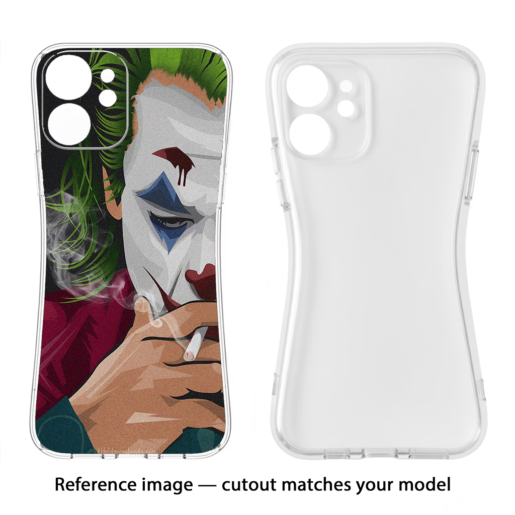 Joker Smoking Redmi Note 14 5G Back Cover - Joker Smoking Redmi Note 14 5G Soft Case Back Cover by Casekaro Joker Smoking Redmi Note 14 5G Soft Case Back Cover by Casekaro