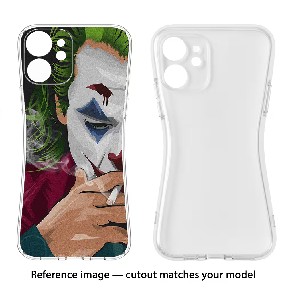 Joker Smoking Poco X6 Pro Back Cover - Joker Smoking Poco X6 Pro Soft Case Back Cover by Casekaro Joker Smoking Poco X6 Pro Soft Case Back Cover by Casekaro