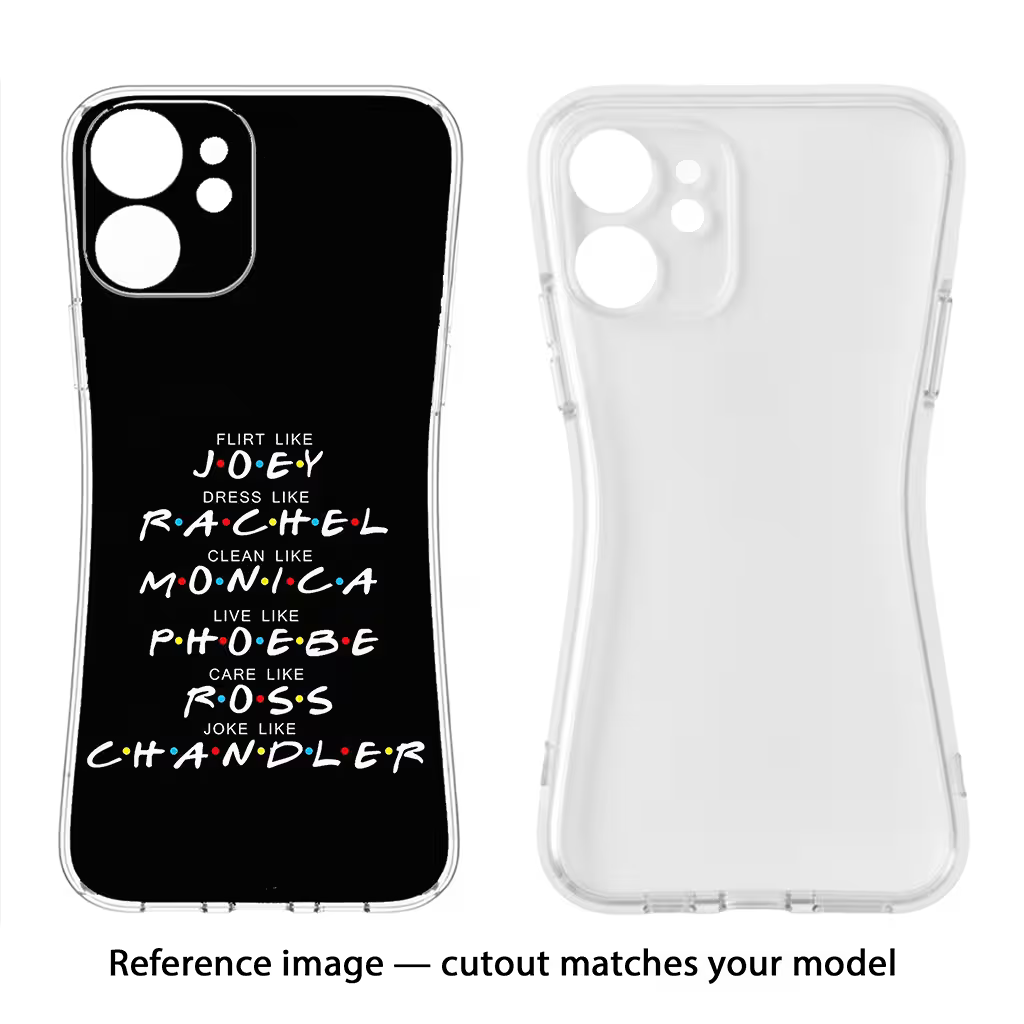 FRIENDS Character Oppo A3 Pro 5G Back Cover - FRIENDS Character Oppo A3 Pro 5G Soft Case Back Cover by Casekaro FRIENDS Character Oppo A3 Pro 5G Soft Case Back Cover by Casekaro