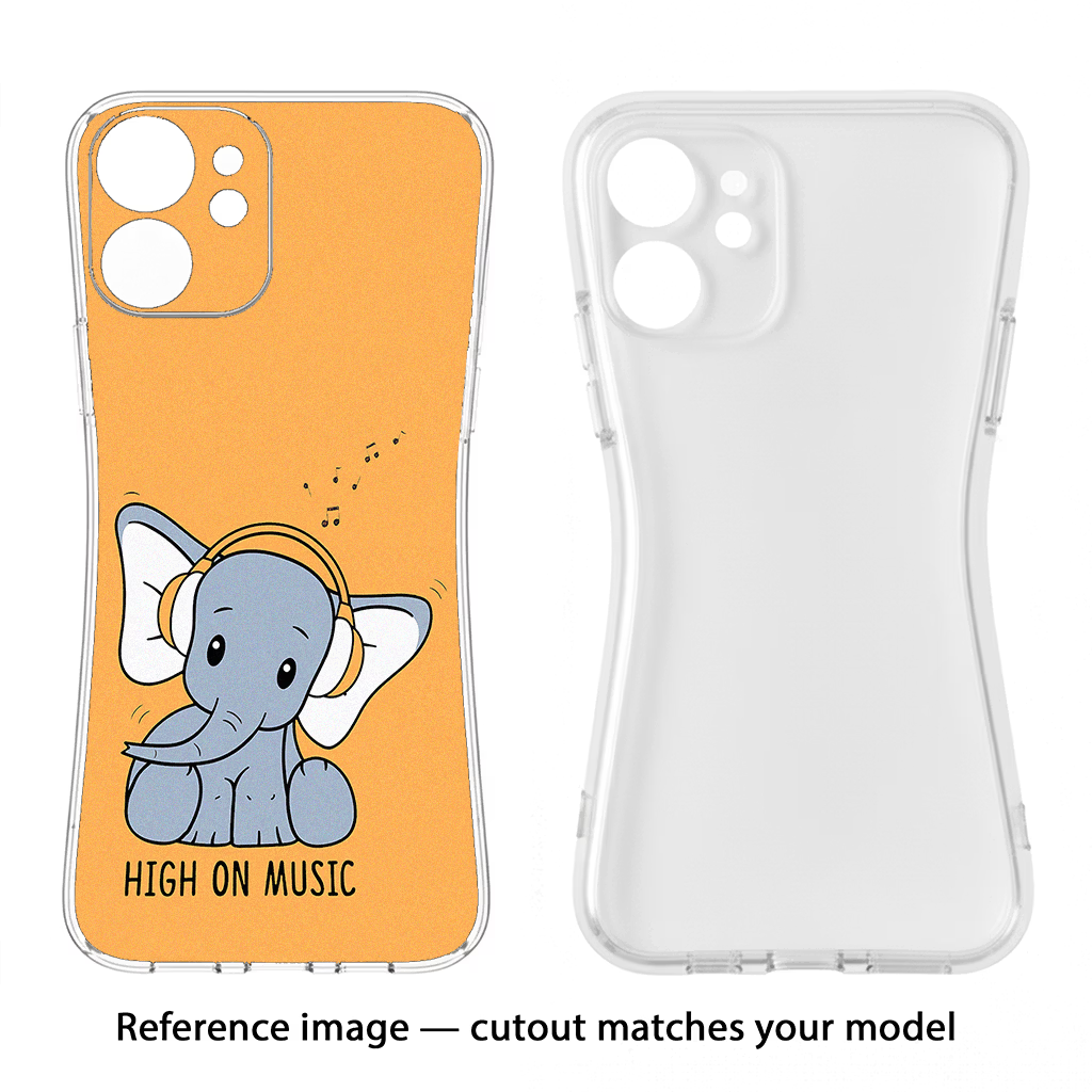 High On Music iPhone 12 Back Cover - High On Music iPhone 12 Soft Case Back Cover by Casekaro High On Music iPhone 12 Soft Case Back Cover by Casekaro