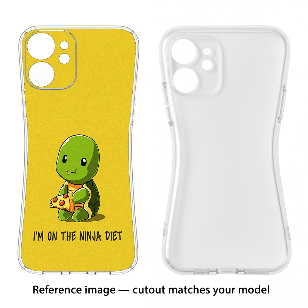 I'm on Ninja Diet iPhone 15 Plus Back Cover - I'm on Ninja Diet iPhone 15 Plus Soft Case Back Cover by Casekaro I'm on Ninja Diet iPhone 15 Plus Soft Case Back Cover by Casekaro