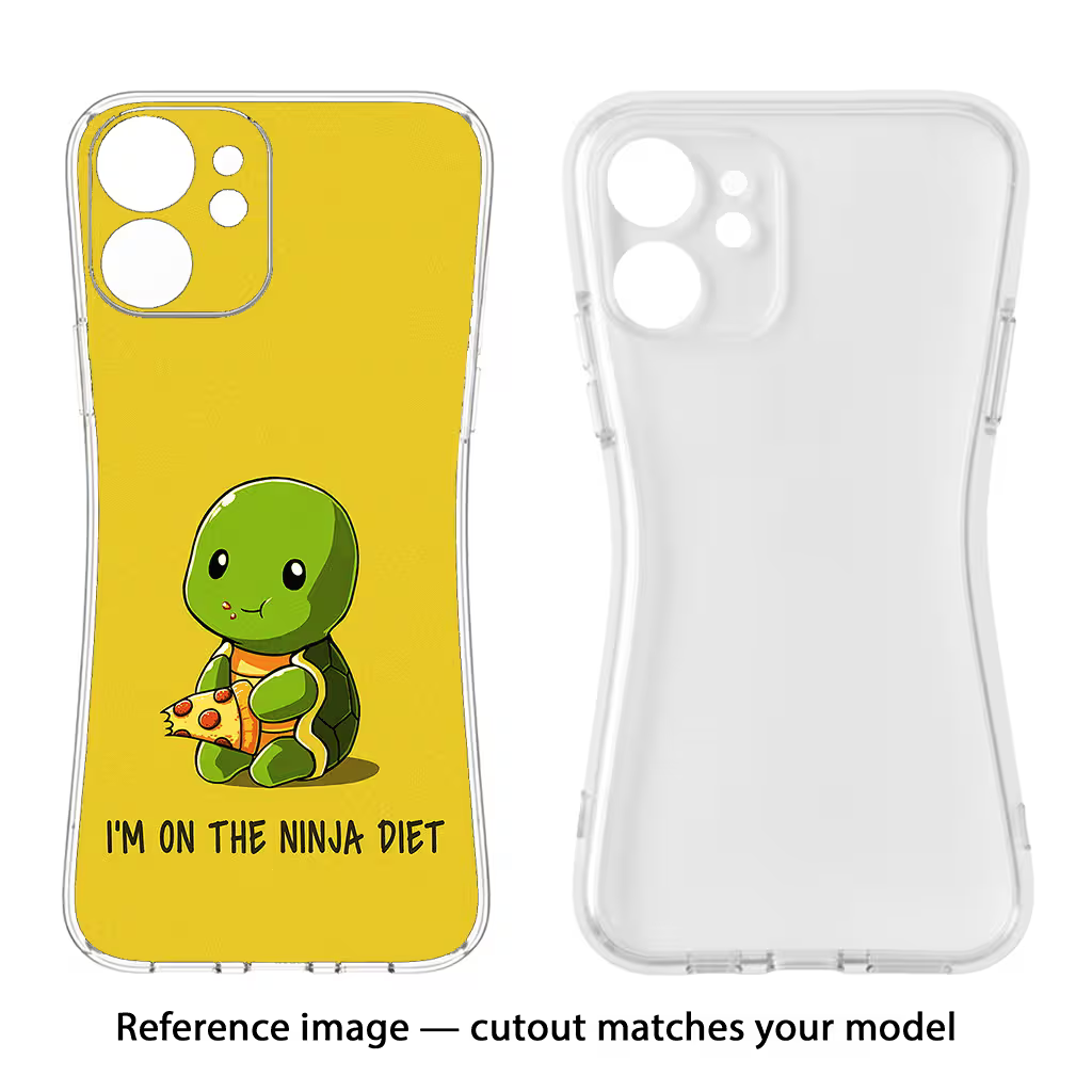 I'm on Ninja Diet Vivo T4x 5G Back Cover - I'm on Ninja Diet Vivo T4x 5G Soft Case Back Cover by Casekaro I'm on Ninja Diet Vivo T4x 5G Soft Case Back Cover by Casekaro