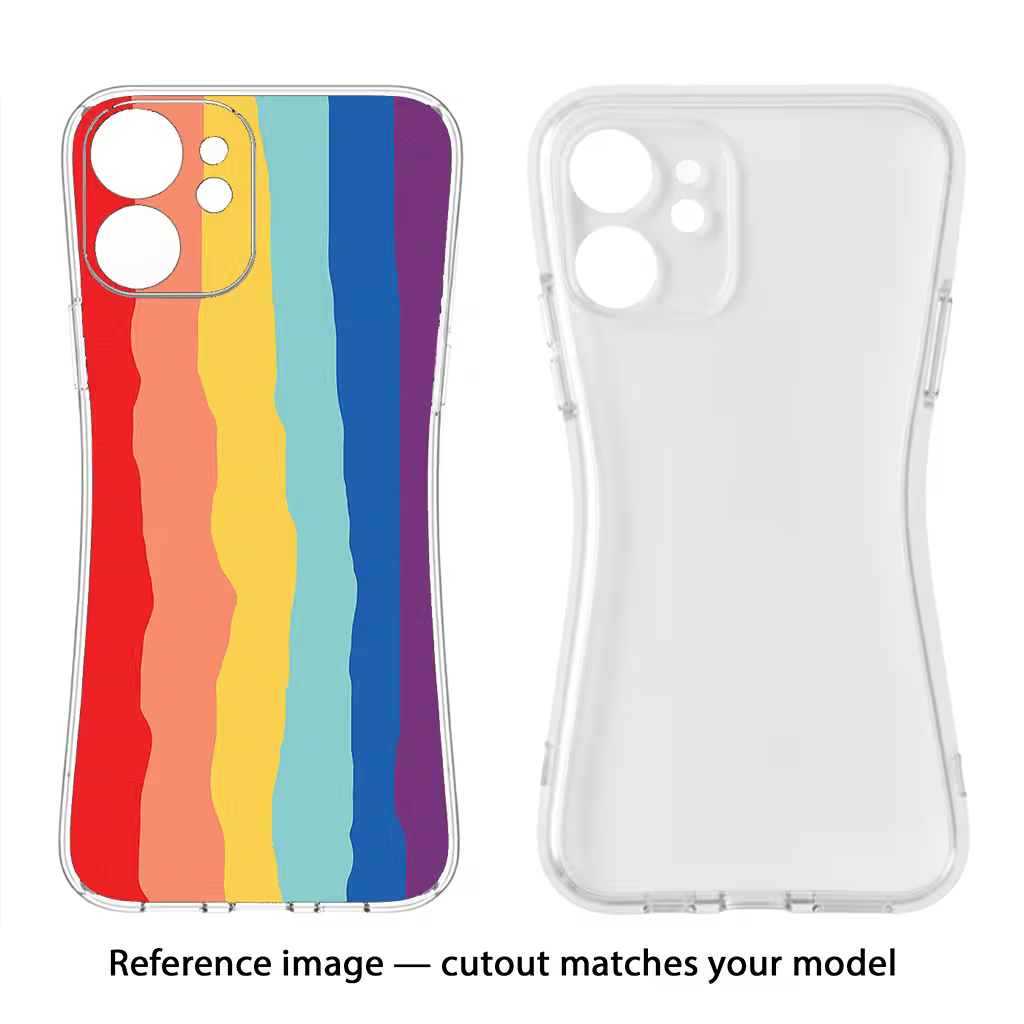 Rainbow Vivo Y75 5G/Vivo T1 5G Back Cover - Rainbow Vivo Y75 5G/Vivo T1 5G Soft Case Back Cover by Casekaro Rainbow Vivo Y75 5G/Vivo T1 5G Soft Case Back Cover by Casekaro