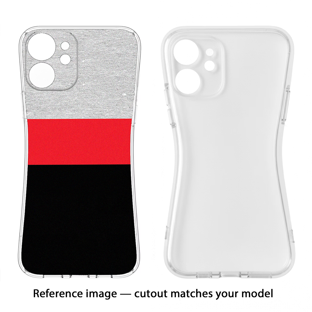 Tri Color Pattern iPhone 12 Back Cover - Tri Color Pattern iPhone 12 Soft Case Back Cover by Casekaro Tri Color Pattern iPhone 12 Soft Case Back Cover by Casekaro