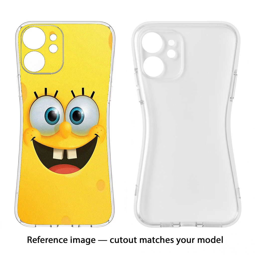 Sponge 1 iPhone 15 Pro Back Cover - Sponge 1 iPhone 15 Pro Soft Case Back Cover by Casekaro Sponge 1 iPhone 15 Pro Soft Case Back Cover by Casekaro