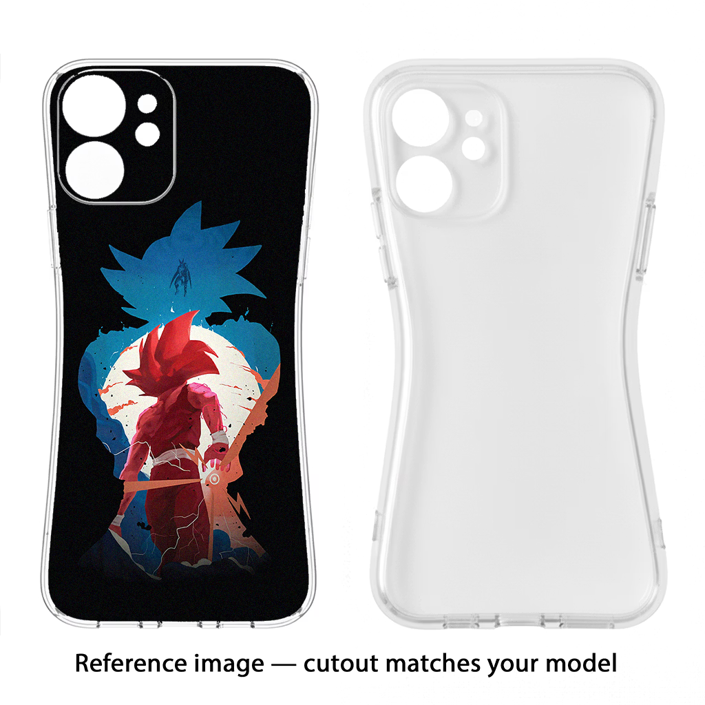 Goku iPhone 15 Back Cover - Goku iPhone 15 Soft Case Back Cover by Casekaro Goku iPhone 15 Soft Case Back Cover by Casekaro