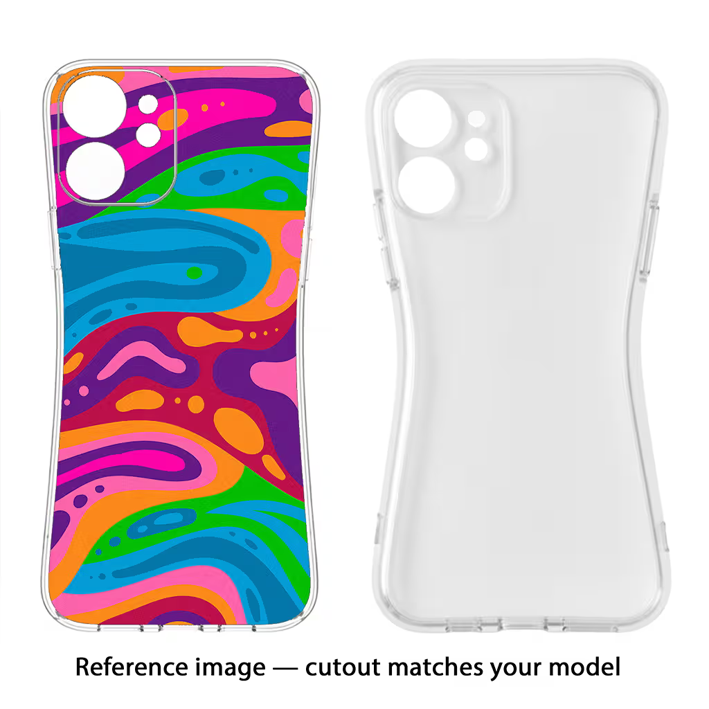 Trippy Pattern Realme 6/6i Back Cover - Trippy Pattern Realme 6/6i Soft Case Back Cover by Casekaro Trippy Pattern Realme 6/6i Soft Case Back Cover by Casekaro