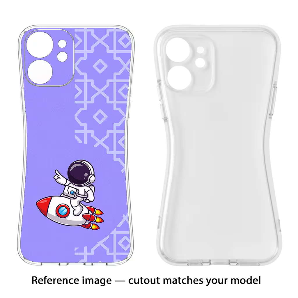 Cute Astronaut Oppo A16k/A16e Back Cover - Cute Astronaut Oppo A16k/A16e Soft Case Back Cover by Casekaro Cute Astronaut Oppo A16k/A16e Soft Case Back Cover by Casekaro