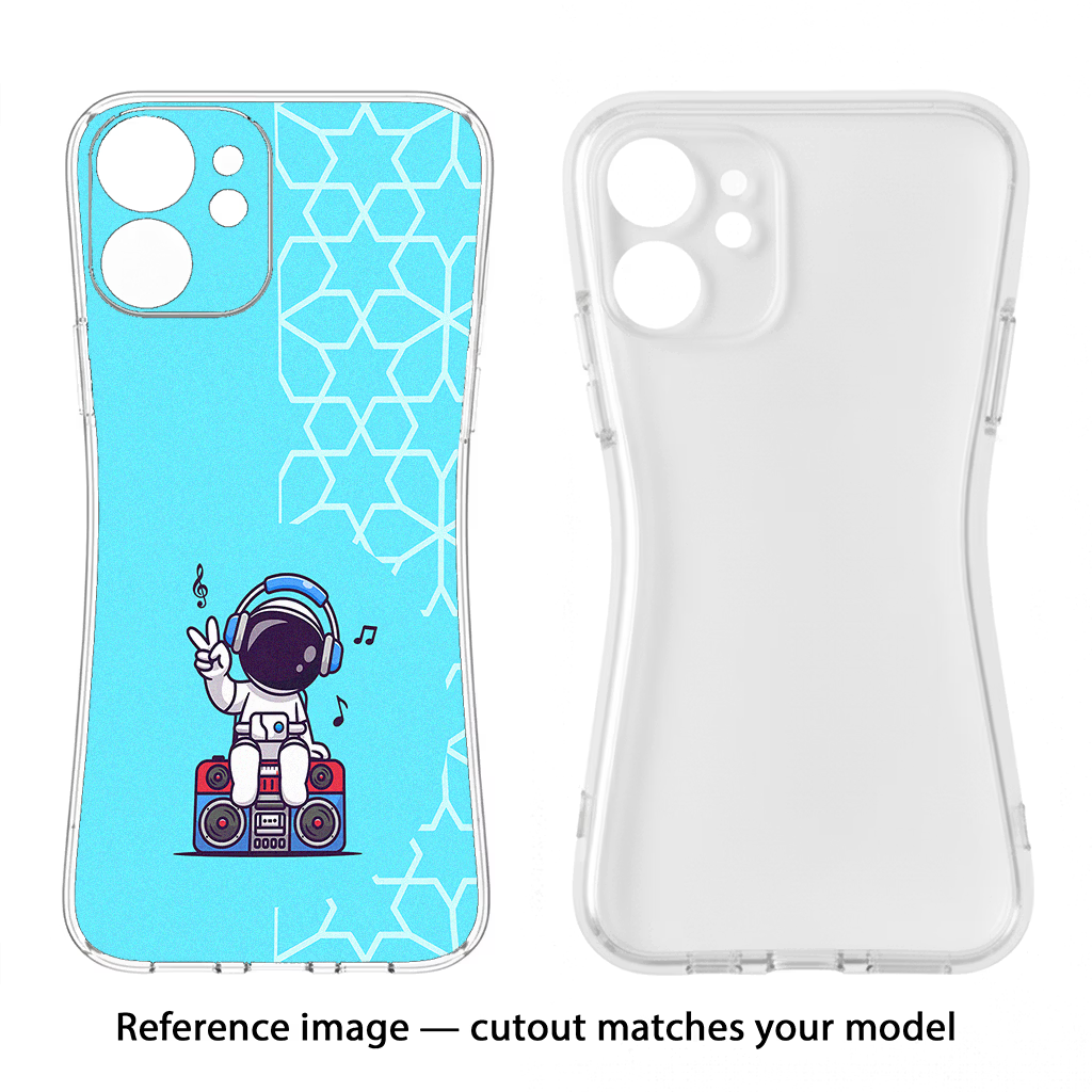 Cute Astronaut Chilling Vivo Y51A/Y51 2020 Back Cover - Cute Astronaut Chilling Vivo Y51A/Y51 2020 Soft Case Back Cover by Casekaro Cute Astronaut Chilling Vivo Y51A/Y51 2020 Soft Case Back Cover by Casekaro