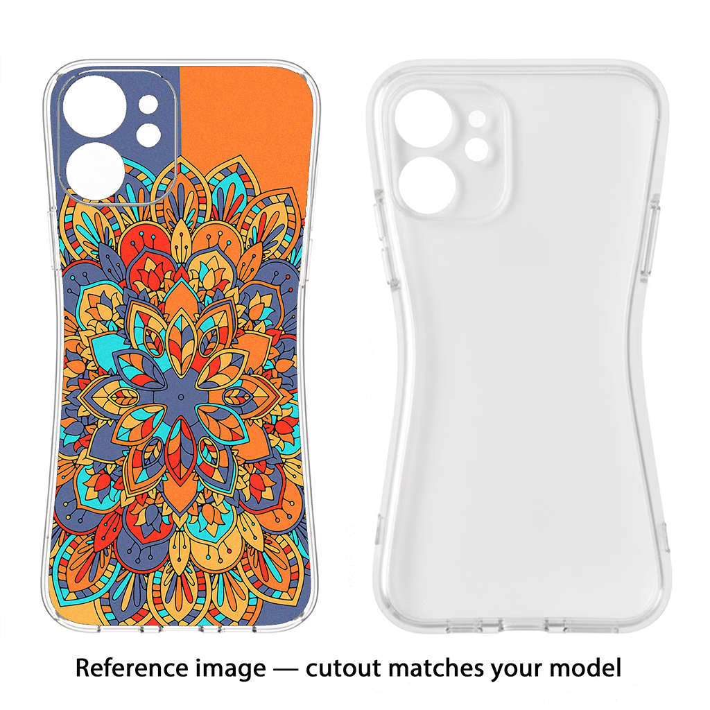 Color Mandala Samsung S25 Back Cover - Color Mandala Samsung S25 Soft Case Back Cover by Casekaro Color Mandala Samsung S25 Soft Case Back Cover by Casekaro