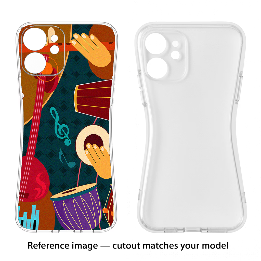 Music Instrument Realme 15 Back Cover - Music Instrument Realme 15 Soft Case Back Cover by Casekaro Music Instrument Realme 15 Soft Case Back Cover by Casekaro