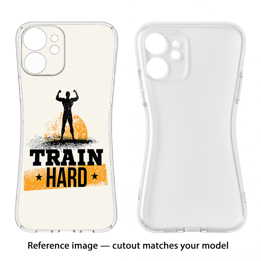 Train Hard Realme 15 Back Cover - Train Hard Realme 15 Soft Case Back Cover by Casekaro Train Hard Realme 15 Soft Case Back Cover by Casekaro