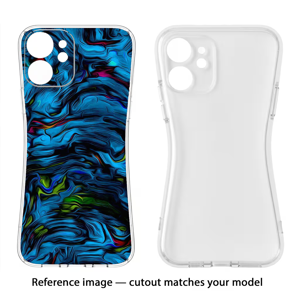 Dark Blue Abstract Realme 7/Narzo 20 Pro Back Cover - Dark Blue Abstract Realme 7/Narzo 20 Pro Soft Case Back Cover by Casekaro Dark Blue Abstract Realme 7/Narzo 20 Pro Soft Case Back Cover by Casekaro