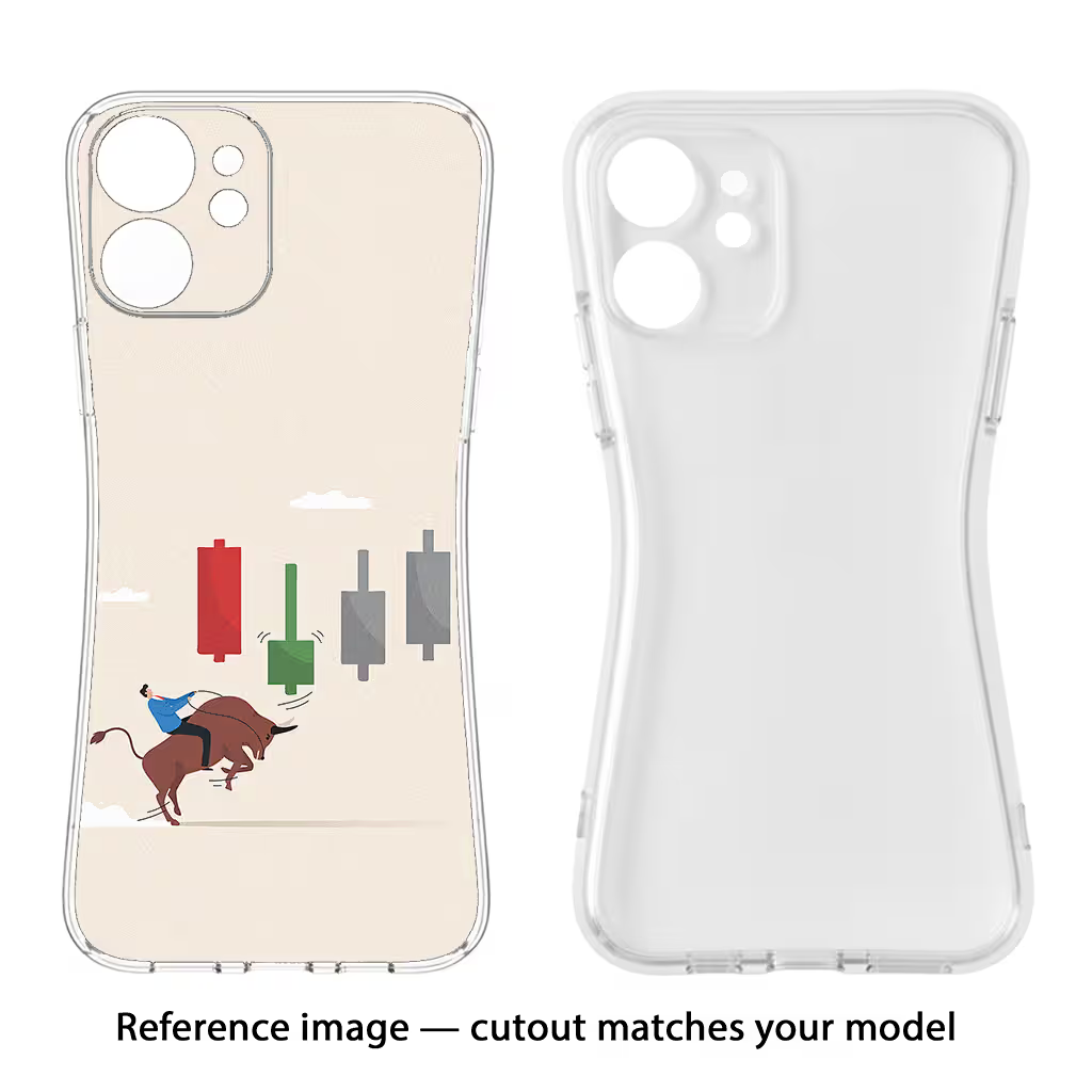 Bull Trading Momentum Oppo A78 5G Back Cover - Bull Trading Momentum Oppo A78 5G Soft Case Back Cover by Casekaro Bull Trading Momentum Oppo A78 5G Soft Case Back Cover by Casekaro