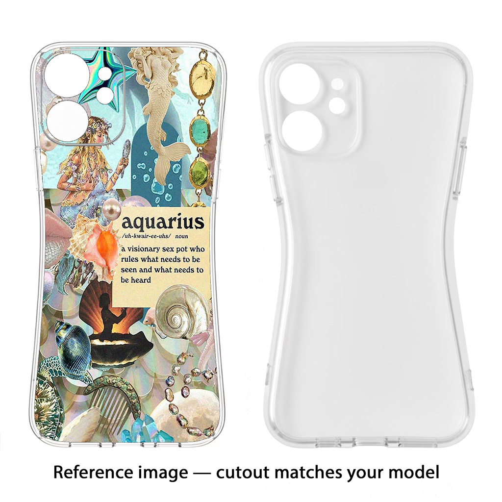 Aquarius Zodiac Vivo Y300 Plus 5G Back Cover - Aquarius Zodiac Vivo Y300 Plus 5G Soft Case Back Cover by Casekaro Aquarius Zodiac Vivo Y300 Plus 5G Soft Case Back Cover by Casekaro