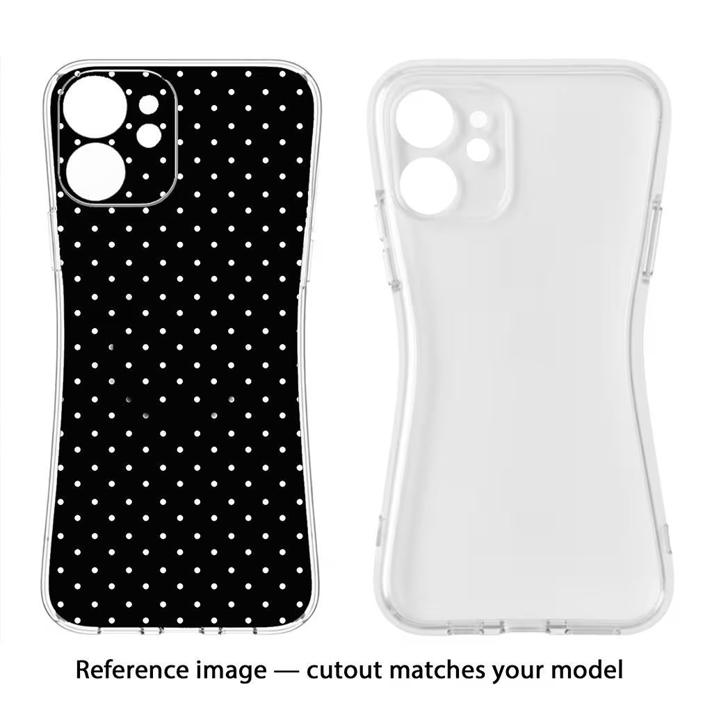 White Dots OPPO A3x Pop Case - White Dots OPPO A3x Pop Case by Casekaro White Dots OPPO A3x Pop Case by Casekaro