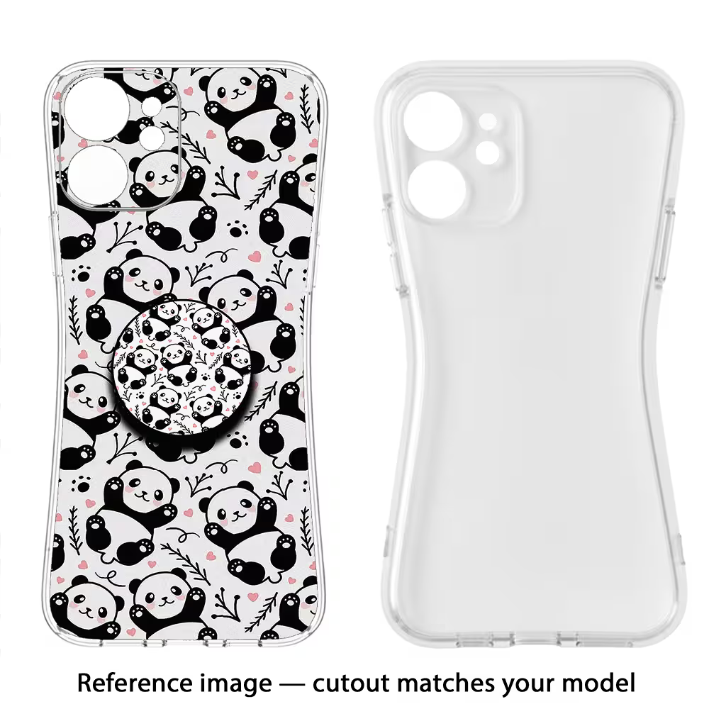 Cute Panda iPhone 12 Pop Case - Cute Panda iPhone 12 Pop Case by Casekaro Cute Panda iPhone 12 Pop Case by Casekaro