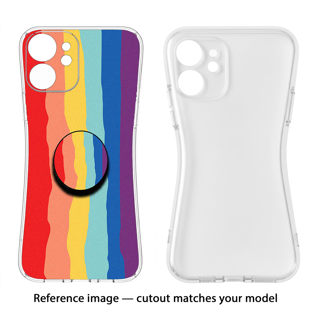 Rainbow iPhone 15 Plus Pop Case - Rainbow iPhone 15 Plus Pop Case by Casekaro Rainbow iPhone 15 Plus Pop Case by Casekaro