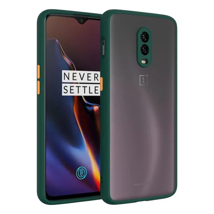 Smoke Silicone Oneplus 6T Back Cover - #VALUE! #VALUE!