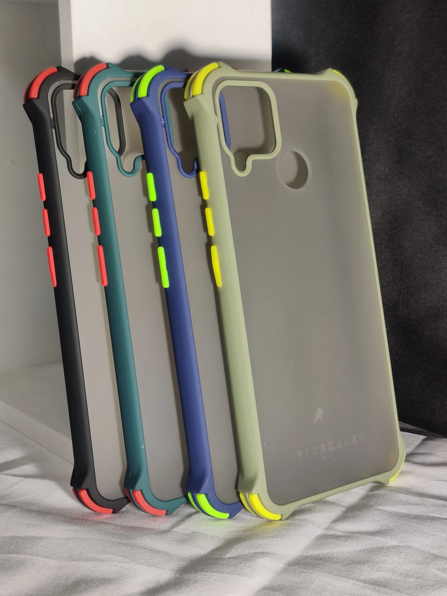 Smoke Silicone Realme C15 Back Cover - Smoke Silicone Realme C15 Back Cover Smoke Silicone Realme C15 Back Cover