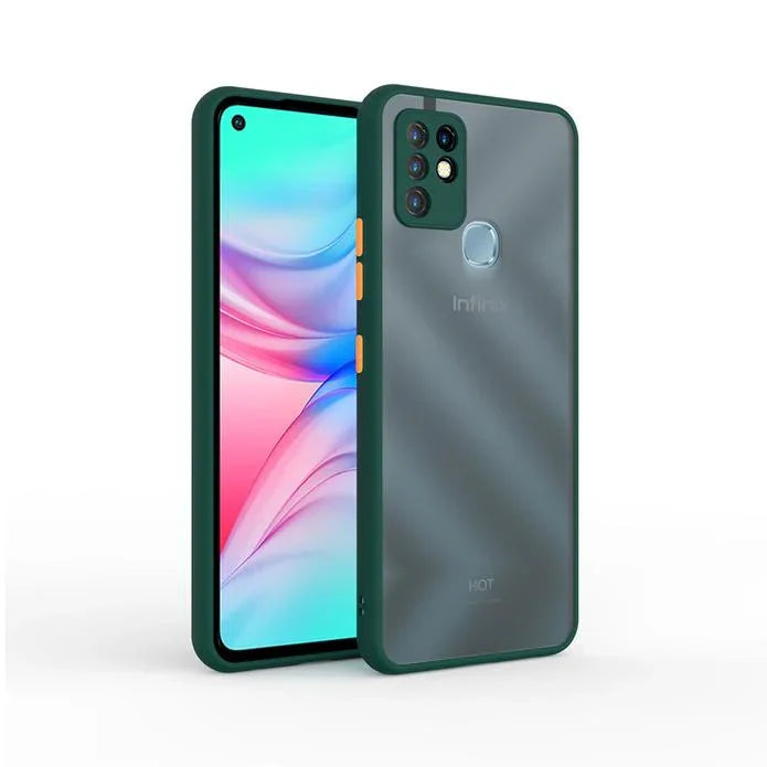 Smoke Silicone Infinix Hot 10 Back Cover - #VALUE! #VALUE!