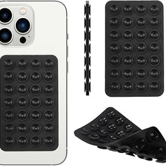 Double-sided sticky pod suction phone mount