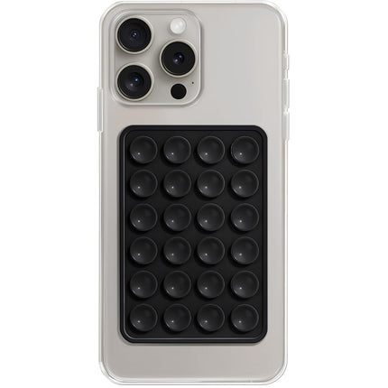 Single-sided sticky pod suction phone mount
