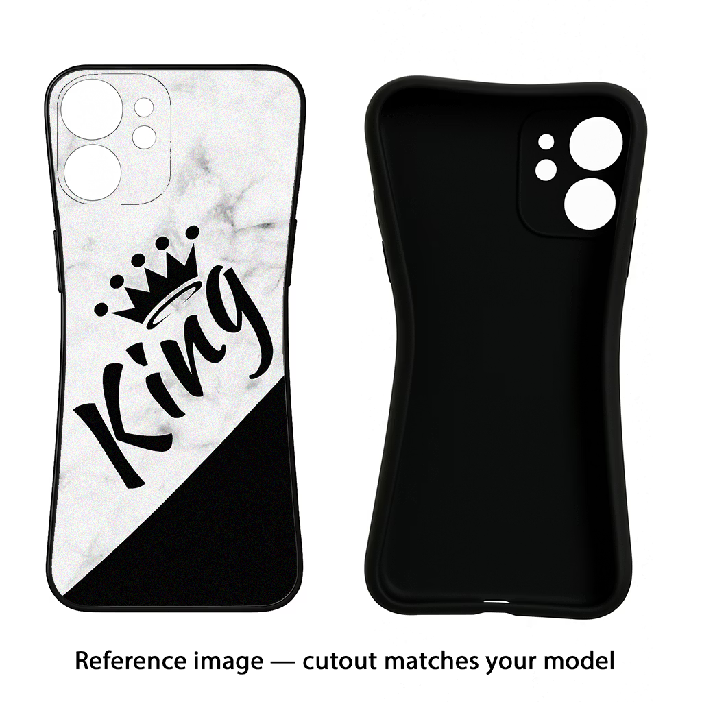 King Realme 6/6i Black Soft Case Back Cover by Casekaro