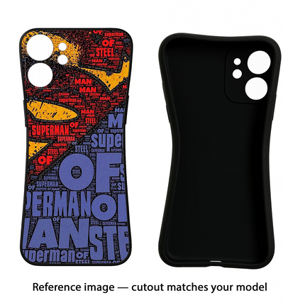Superman Moto Edge 40 Neo Black Soft Case Back Cover by Casekaro