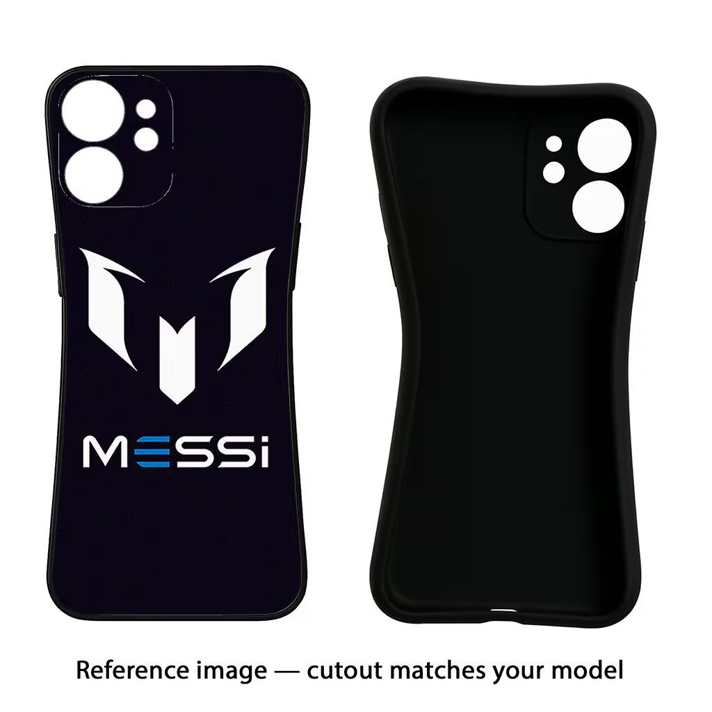 Messi Logo Samsung S20 Black Soft Case Back Cover by Casekaro