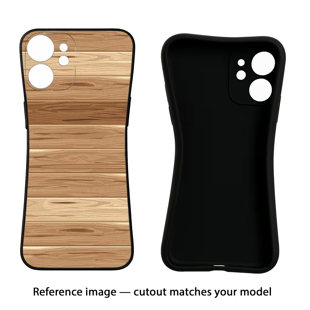 Wooden Vector Poco X3/X3 Pro Black Soft Case Back Cover by Casekaro