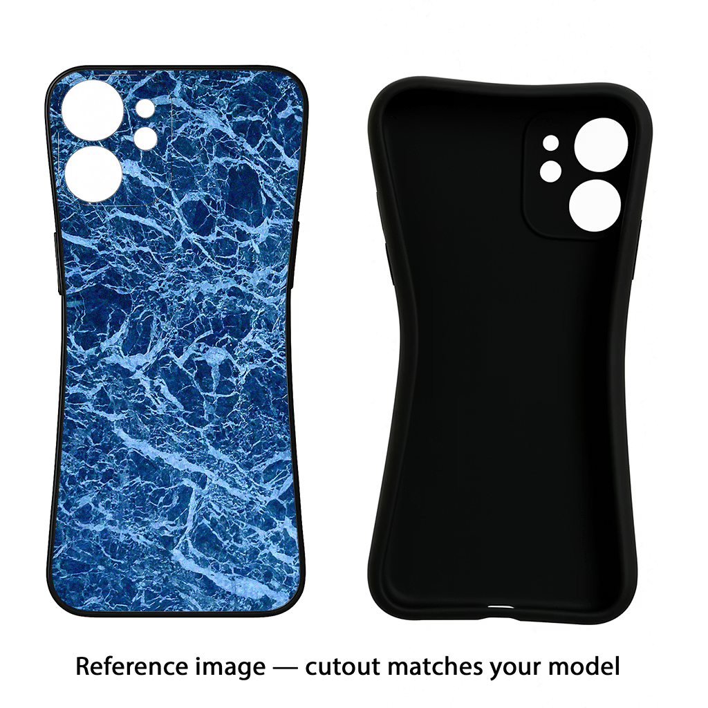 Blue Marble iPhone 13 Pro Black Soft Case Back Cover by Casekaro