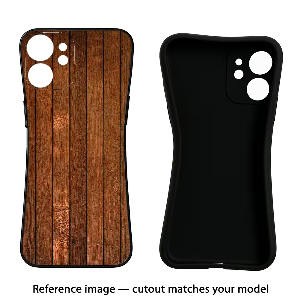 Wooden Artwork Bands Poco M6 5G Black Soft Case Back Cover by Casekaro