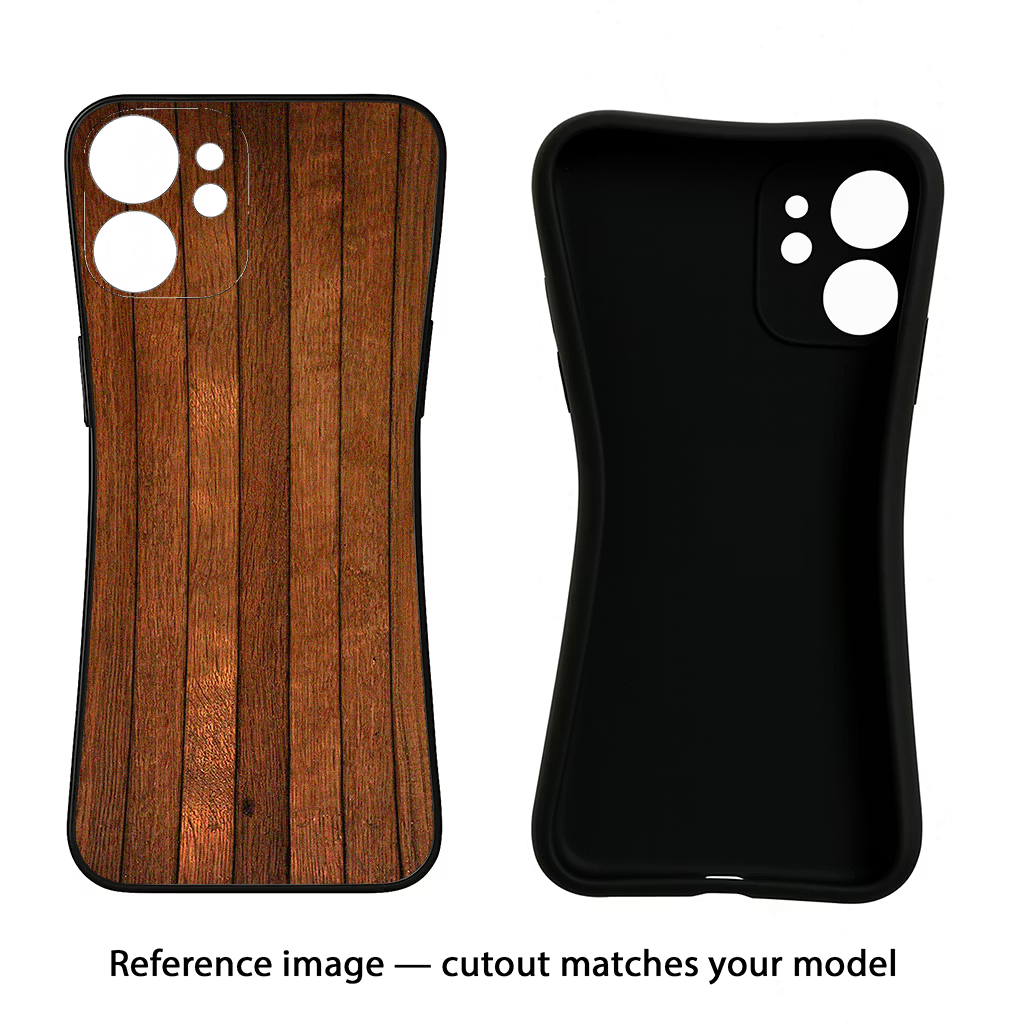 Wooden Artwork Bands Realme 6/6i Black Soft Case Back Cover by Casekaro
